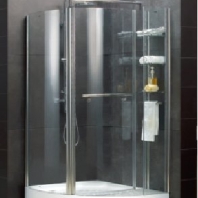 Shower Stall with Sliding Door / Tray